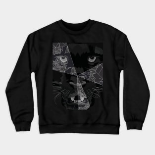 Panther Big Cat Crewneck Sweatshirt